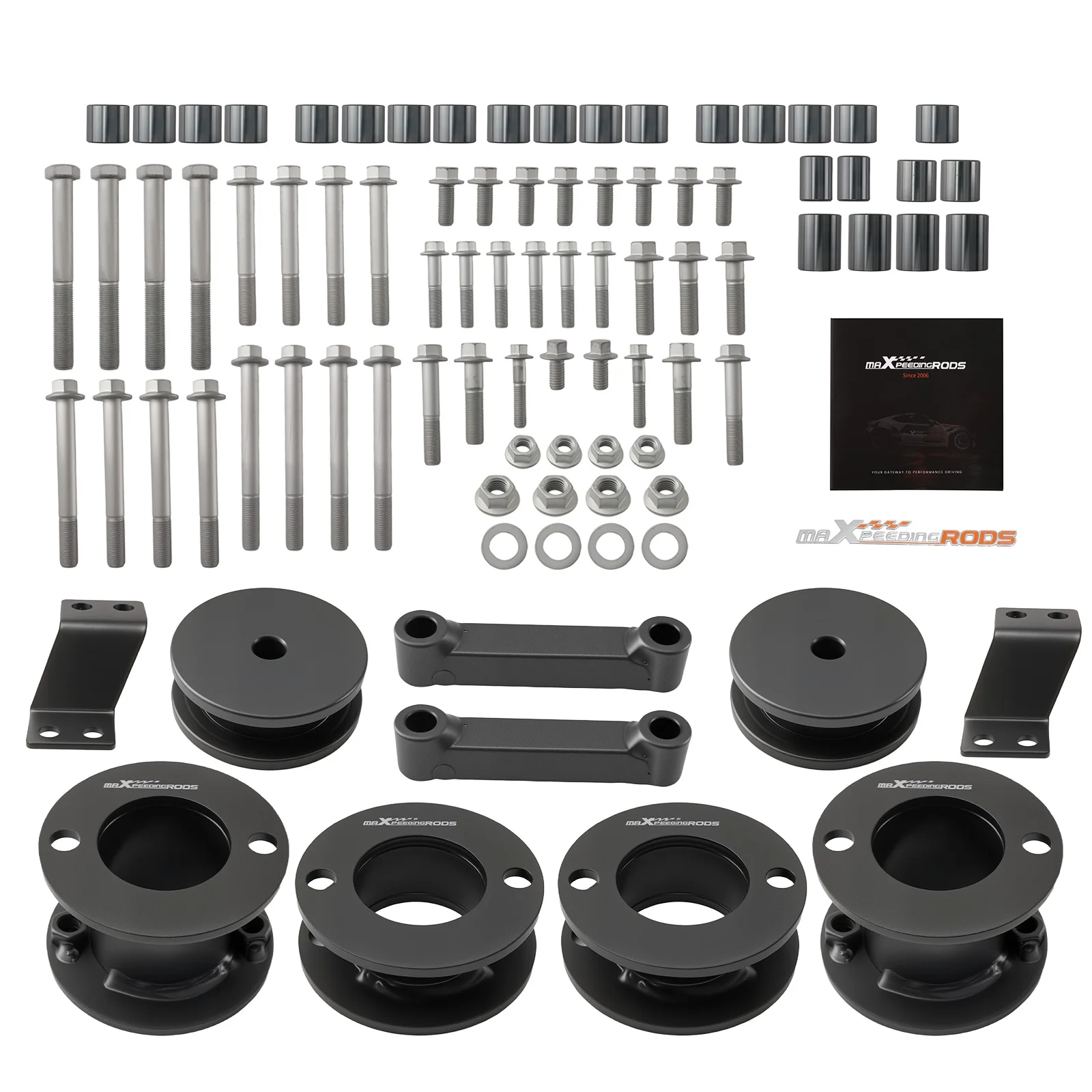 3" Front & Rear Steel Kit for Honda CR-V 97-01 Complete Lift Spacer Set
3" Front & Rear Steel Kit for Honda CR-V 97-01 Complete Lift Spacer Set