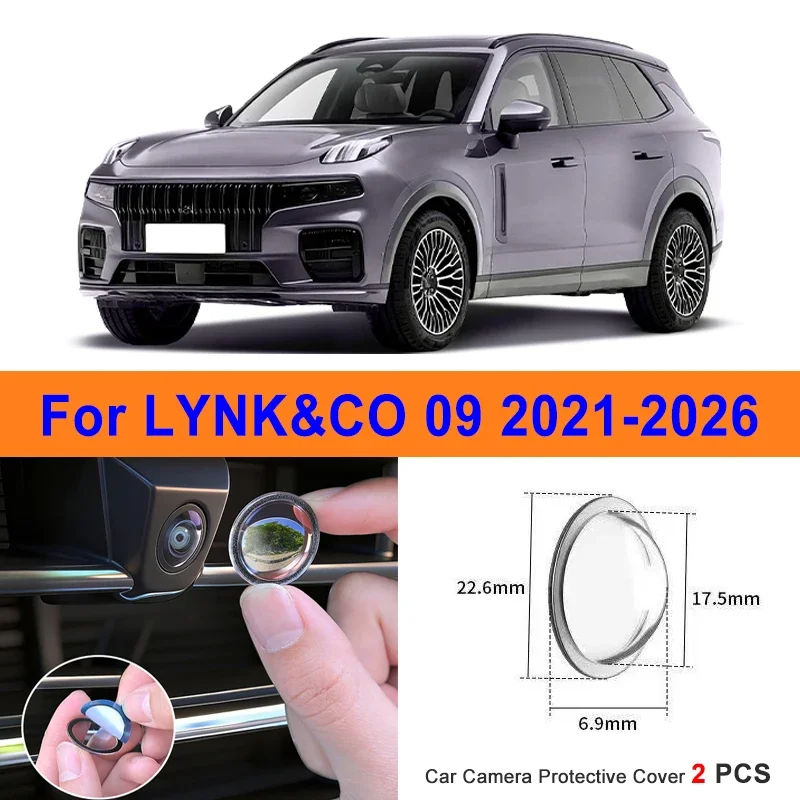 360 Reverse Image Car Camera Cover Anti-Scratch PC Lens Protector Stickers For LYNK&CO 09 2021-2026 2Pcs
360 Reverse Image Car Camera Cover Anti-Scratch PC Lens Protector Stickers For LYNK&CO 09 2021-2026 2Pcs