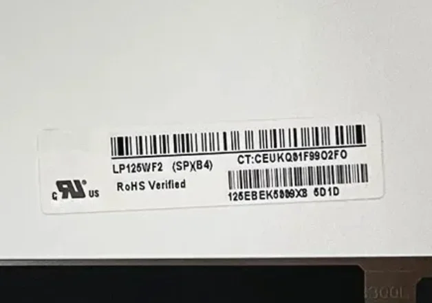 12.5'' IPS LP125WF2-SPB4 LTN125HL02-301 302 B125HAN02.0 EDP 30 Pins 1920*1080 Laptop LCD Screen
12.5'' IPS LP125WF2-SPB4 LTN125HL02-301 302 B125HAN02.0 EDP 30 Pins 1920*1080 Laptop LCD Screen