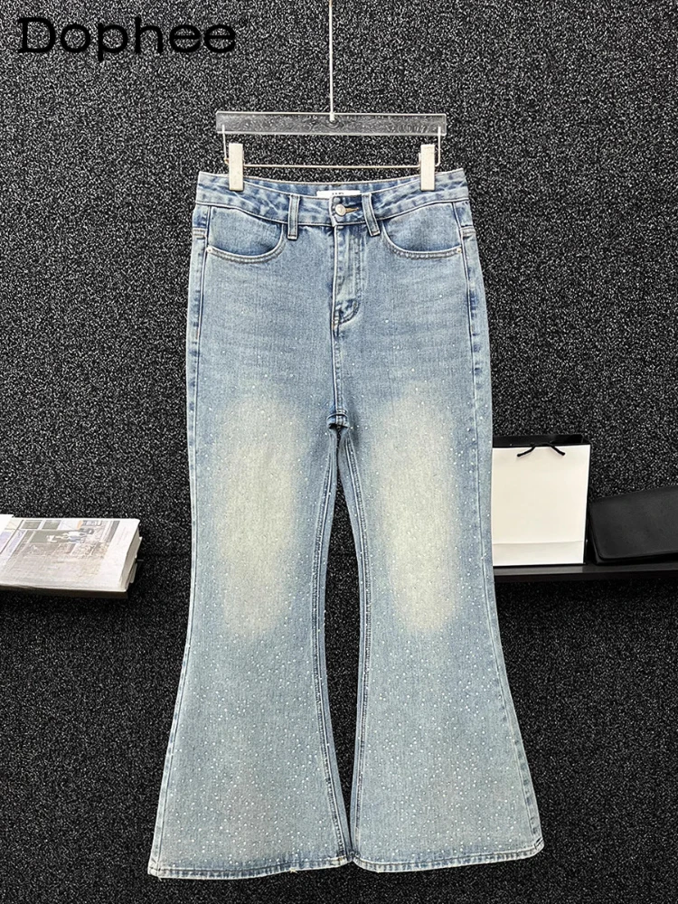 Men's 2025 Spring New High-end Full-body Hot Diamond Chic Jeans Men's Fashion Loose Versatile Wide-leg Flared Pants Casual Pants
Men's 2025 Spring New High-end Full-body Hot Diamond Chic Jeans Men's Fashion Loose Versatile Wide-leg Flared Pants Casual Pants