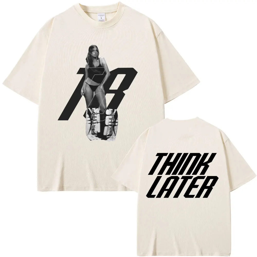 Tate Mcrae The Think Later World Tour Double Sided Print T Shirts Men Women Fashion Vintage Oversized Short Sleeve Cotton Tshirt
Tate Mcrae The Think Later World Tour Double Sided Print T Shirts Men Women Fashion Vintage Oversized Short Sleeve Cotton Tshirt
