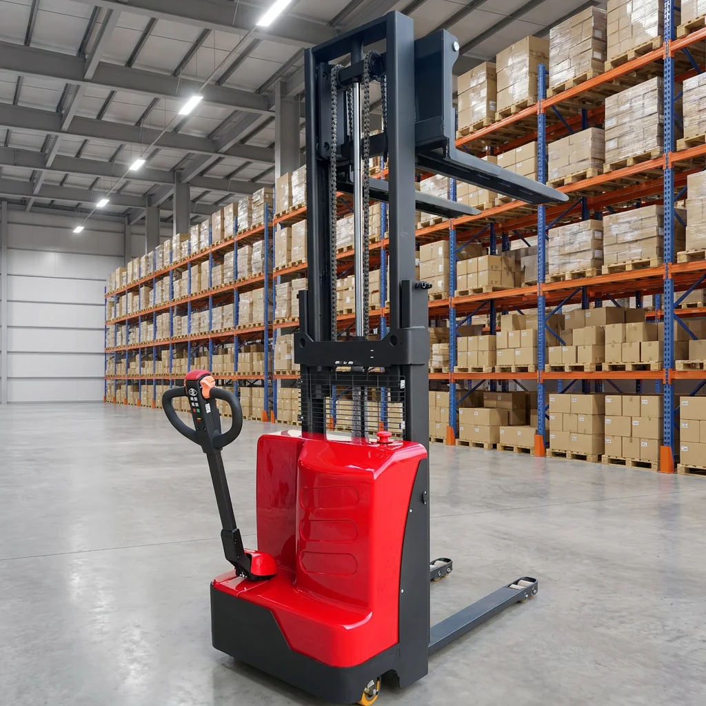 CE-certified 1.5T Electric Stacker Fully Customizable Lifting Height & Color
CE-certified 1.5T Electric Stacker Fully Customizable Lifting Height & Color