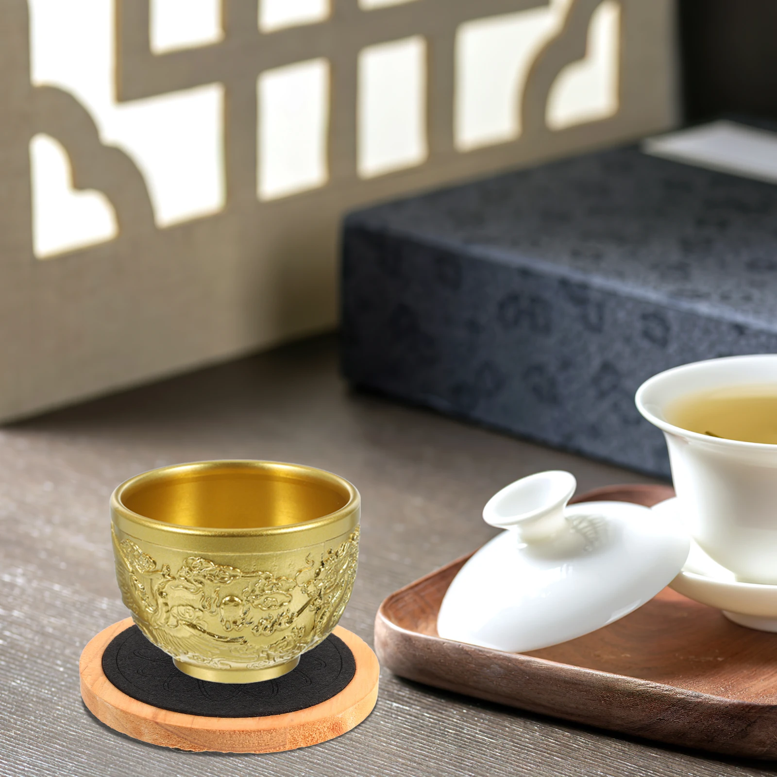 Wooden Coasters for Drinks Round Absorbent and Anti-Slip Tabletop Protectors Reusable Cup Mats for Coffee Tea Mugs Desk Decor
Wooden Coasters for Drinks Round Absorbent and Anti-Slip Tabletop Protectors Reusable Cup Mats for Coffee Tea Mugs Desk Decor