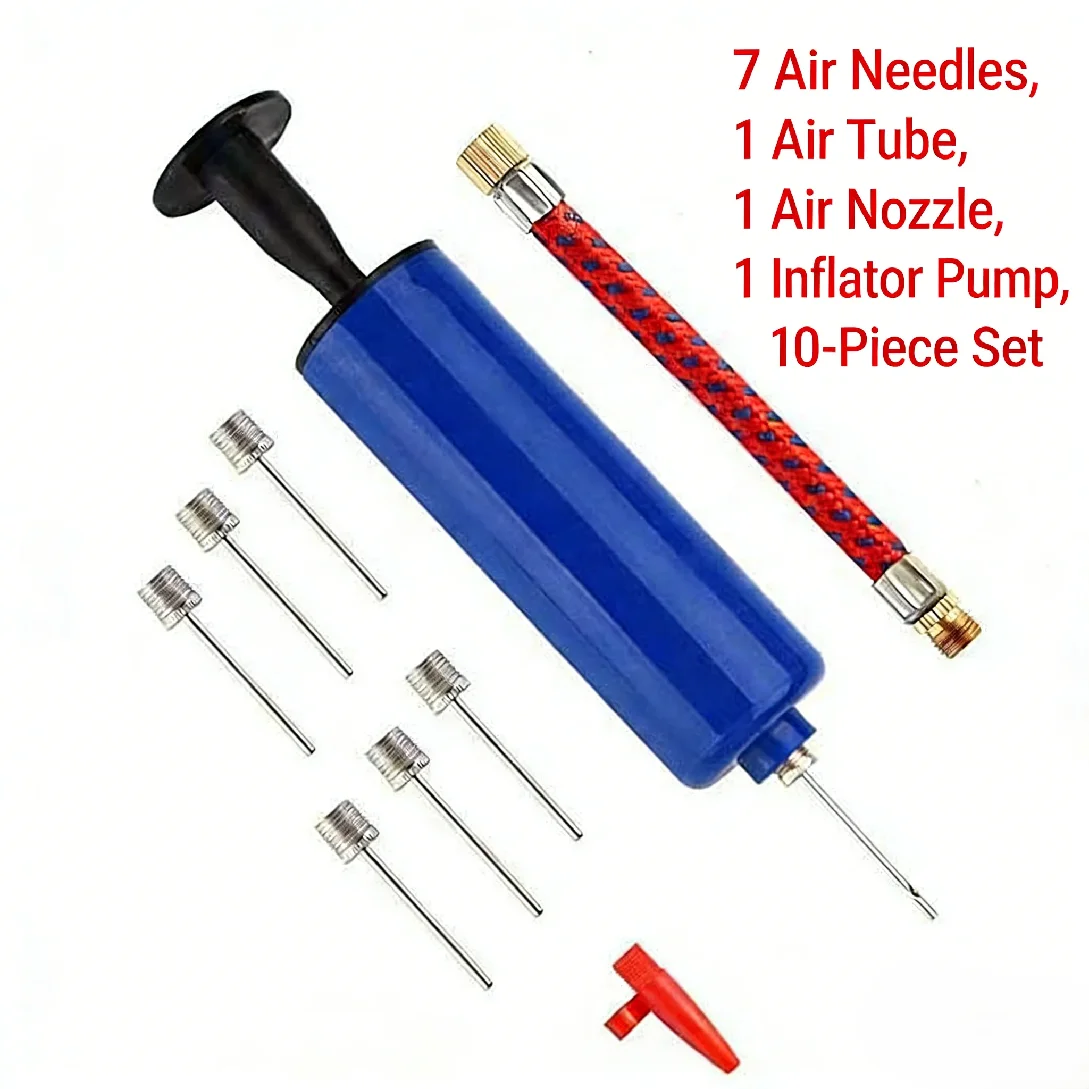10Pcs Set Mini Hand Pump Kit 6 Inch Portable Air Inflator Manual Pump for Multiple ball sport accessories
10Pcs Set Mini Hand Pump Kit 6 Inch Portable Air Inflator Manual Pump for Multiple ball sport accessories