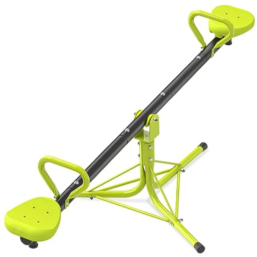Outdoor teeter totter seesaw for kids ages 4-8, durable HDPE plastic, vibrant blue and red, 360-degree swiveling rotation with
Outdoor teeter totter seesaw for kids ages 4-8, durable HDPE plastic, vibrant blue and red, 360-degree swiveling rotation with