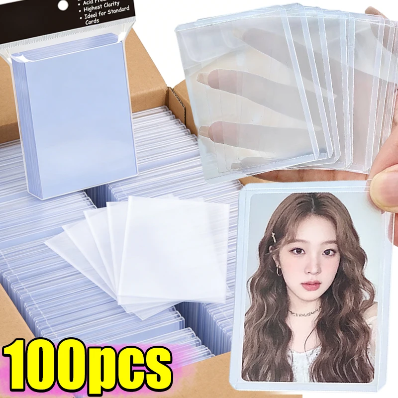 1-100pcs Transparent Playing Card Cover Clear Protector Sleeve Holder For Pokemon Board Game ID Trading Folder Photo Pouch Kit
1-100pcs Transparent Playing Card Cover Clear Protector Sleeve Holder For Pokemon Board Game ID Trading Folder Photo Pouch Kit
