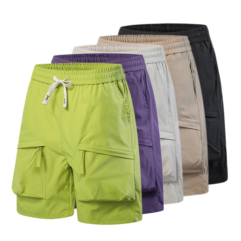 Men's Summer Hiking Casual Shorts Loose Sports Outdoor Hiking Fitness Running Cycling Five Quarter Pants Tactical Work Pants 
Men's Summer Hiking Casual Shorts Loose Sports Outdoor Hiking Fitness Running Cycling Five Quarter Pants Tactical Work Pants