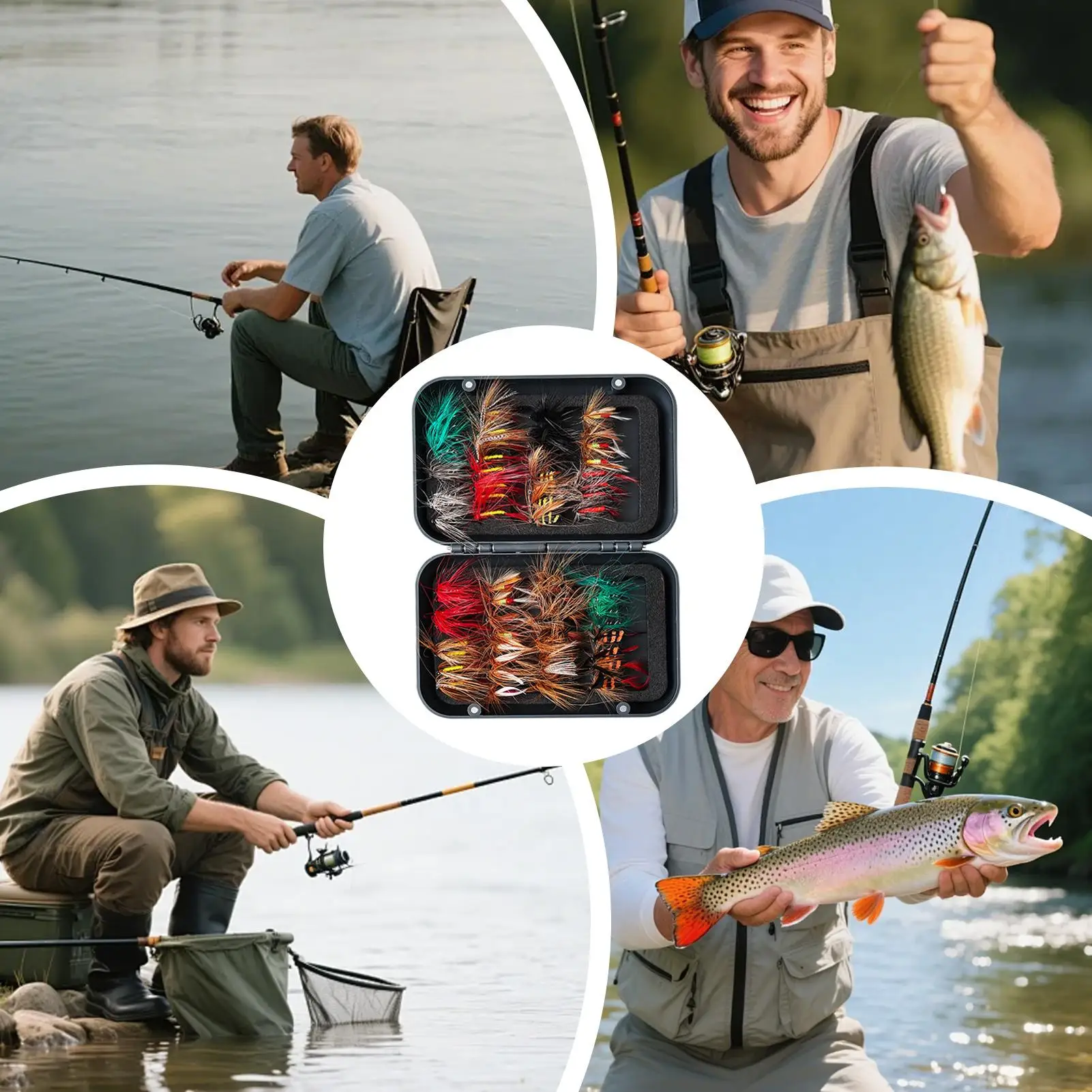 Flying Fish Lure Assorted Realistic Bait With Hooks Fishing Bait With Magnetic Box For Saltwater Fresh Waters Boat Pond Lake
Flying Fish Lure Assorted Realistic Bait With Hooks Fishing Bait With Magnetic Box For Saltwater Fresh Waters Boat Pond Lake
