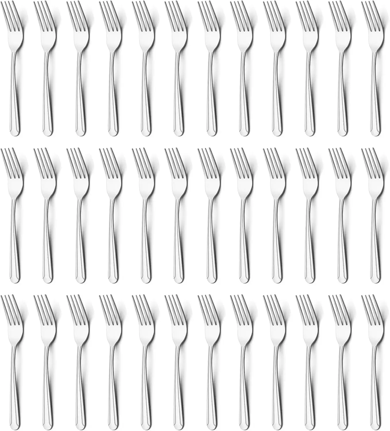 36-Piece Dinner Fork Set, 8.2-Inch Stainless Steel Silverware, Dishwasher Safe for Home Kitchen Restaurant
36-Piece Dinner Fork Set, 8.2-Inch Stainless Steel Silverware, Dishwasher Safe for Home Kitchen Restaurant