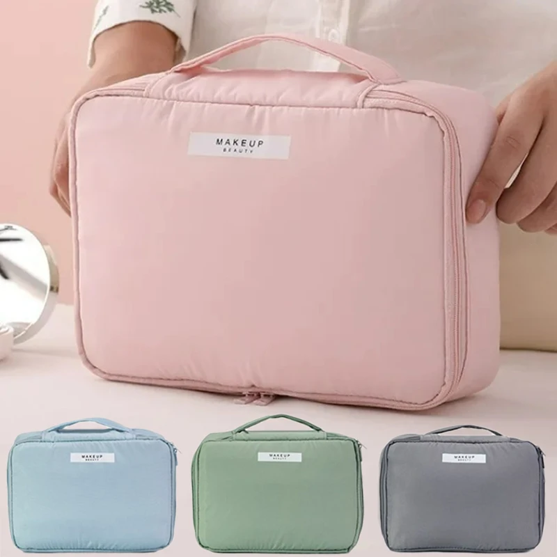Makeup Bag For Women Toiletries Organizer Waterproof Travel Make Up Storage Pouch Female Large Capacity Portable Cosmetic Case
Makeup Bag For Women Toiletries Organizer Waterproof Travel Make Up Storage Pouch Female Large Capacity Portable Cosmetic Case