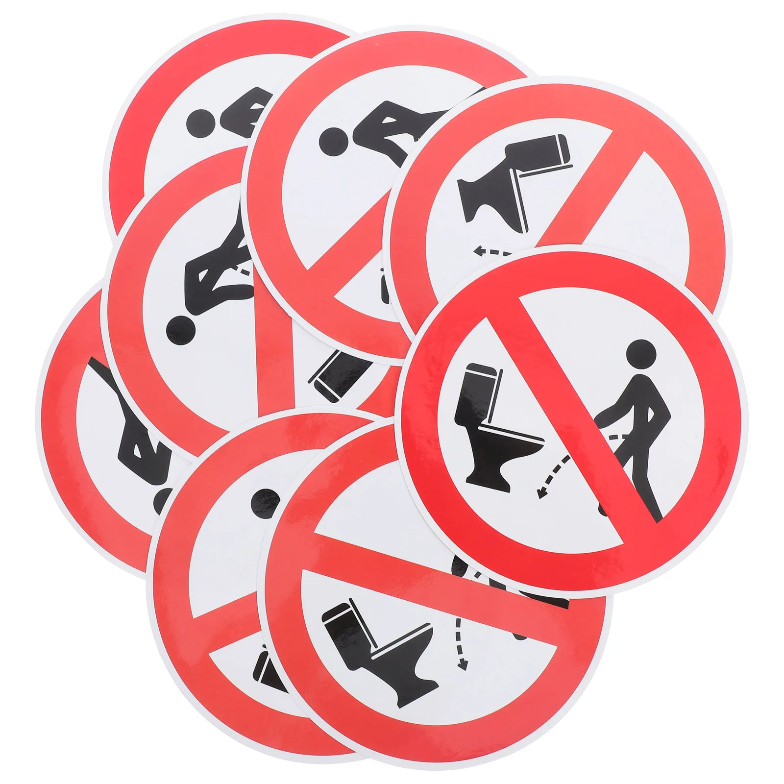 8pcs Bathroom Stickers Waterproof PVC Public Restroom Signs No Pee Flush Wipes Etiquette Promote Cleanliness Easy Application
8pcs Bathroom Stickers Waterproof PVC Public Restroom Signs No Pee Flush Wipes Etiquette Promote Cleanliness Easy Application