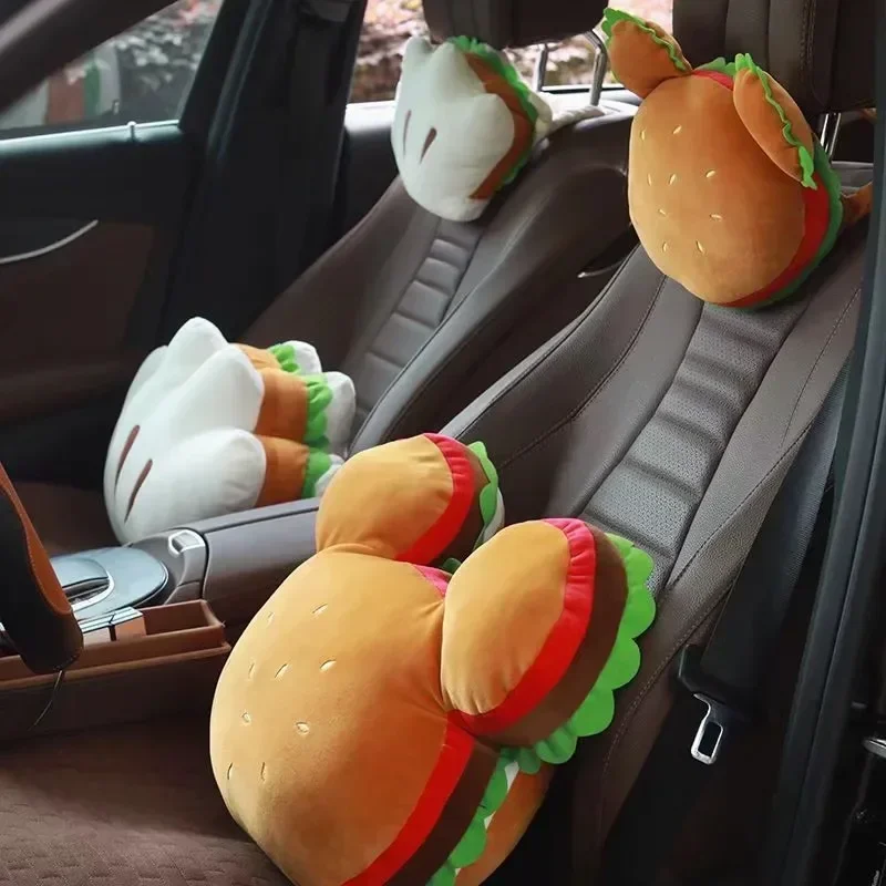 Anime Disney Mickey Burger Sandwich finger Pillow Seat Headrest Neck Creative Interior Chair Cushion Decoration Birthday Gift
Anime Disney Mickey Burger Sandwich finger Pillow Seat Headrest Neck Creative Interior Chair Cushion Decoration Birthday Gift