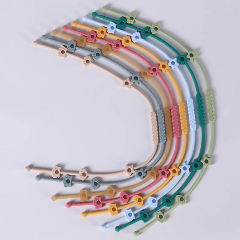 Baby Silicone Teether Chain Pacifier Lanyard Pacifier Chain Baby Flower Car Hanger Multifunctional Lanyard Lanyard
Baby Silicone Teether Chain Pacifier Lanyard Pacifier Chain Baby Flower Car Hanger Multifunctional Lanyard Lanyard