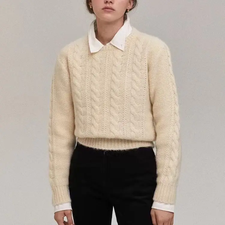 Twist Knitted Sweater for Women 2022 New Ladies Long Sleeve Trending Knitting Pullover Tops
Twist Knitted Sweater for Women 2022 New Ladies Long Sleeve Trending Knitting Pullover Tops