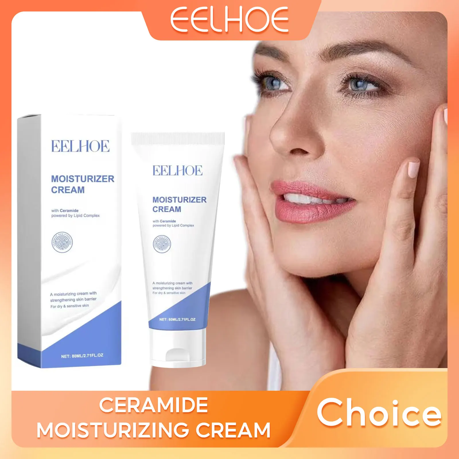 Ceramide Face Cream Moisturizing Hyaluronic Acid Repair Face Damaged Nourish Smooth Facial Cream Beauty Health Skin Care Product
Ceramide Face Cream Moisturizing Hyaluronic Acid Repair Face Damaged Nourish Smooth Facial Cream Beauty Health Skin Care Product