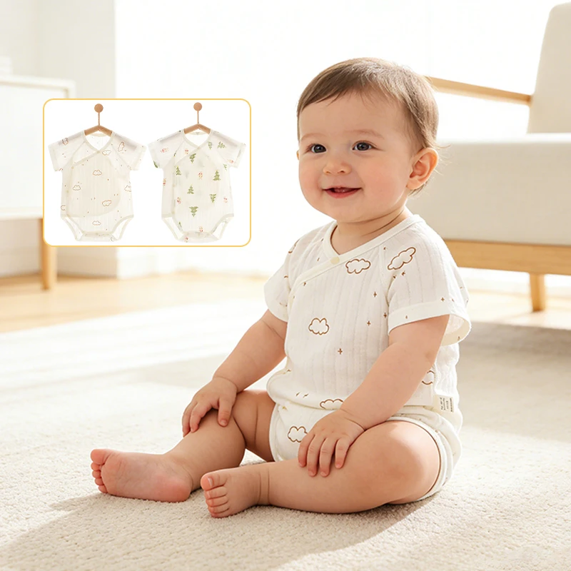 baby girl baby boy clothes summer lightweight short sleeved newborn baby clothes pure cotton triangular belly protection
baby girl baby boy clothes summer lightweight short sleeved newborn baby clothes pure cotton triangular belly protection