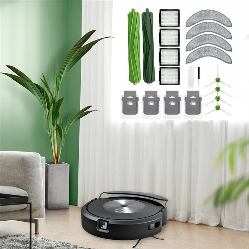 ~【В наличии】для Irobot J7 + комбинированный роботизированный ролик, основная боковая щетка, фильтр Hepa, тряпка для швабры, замена мешка для пыли
~【В наличии】для Irobot J7 + комбинированный роботизированный ролик, основная боковая щетка, фильтр Hepa, тряпка для швабры, замена мешка для пыли