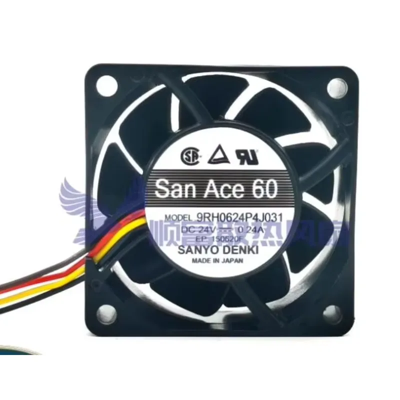 Sanyo Denki 9RH0624P4J031 DC 24V 0.24A 60x60x25mm 4-Wire Server Cooling Fan
Sanyo Denki 9RH0624P4J031 DC 24V 0.24A 60x60x25mm 4-Wire Server Cooling Fan