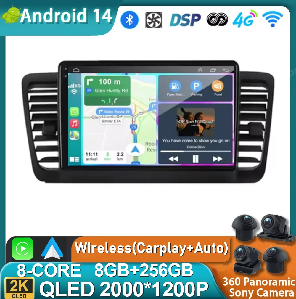 Android 14 для Subaru Legacy 4 Outback 3 2003-2009 RHD 2K QLED Стерео Автомобильный Радио Мультимедийный Видеоплеер GPS 4G CarPlay
Android 14 для Subaru Legacy 4 Outback 3 2003-2009 RHD 2K QLED Стерео Автомобильный Радио Мультимедийный Видеоплеер GPS 4G CarPlay