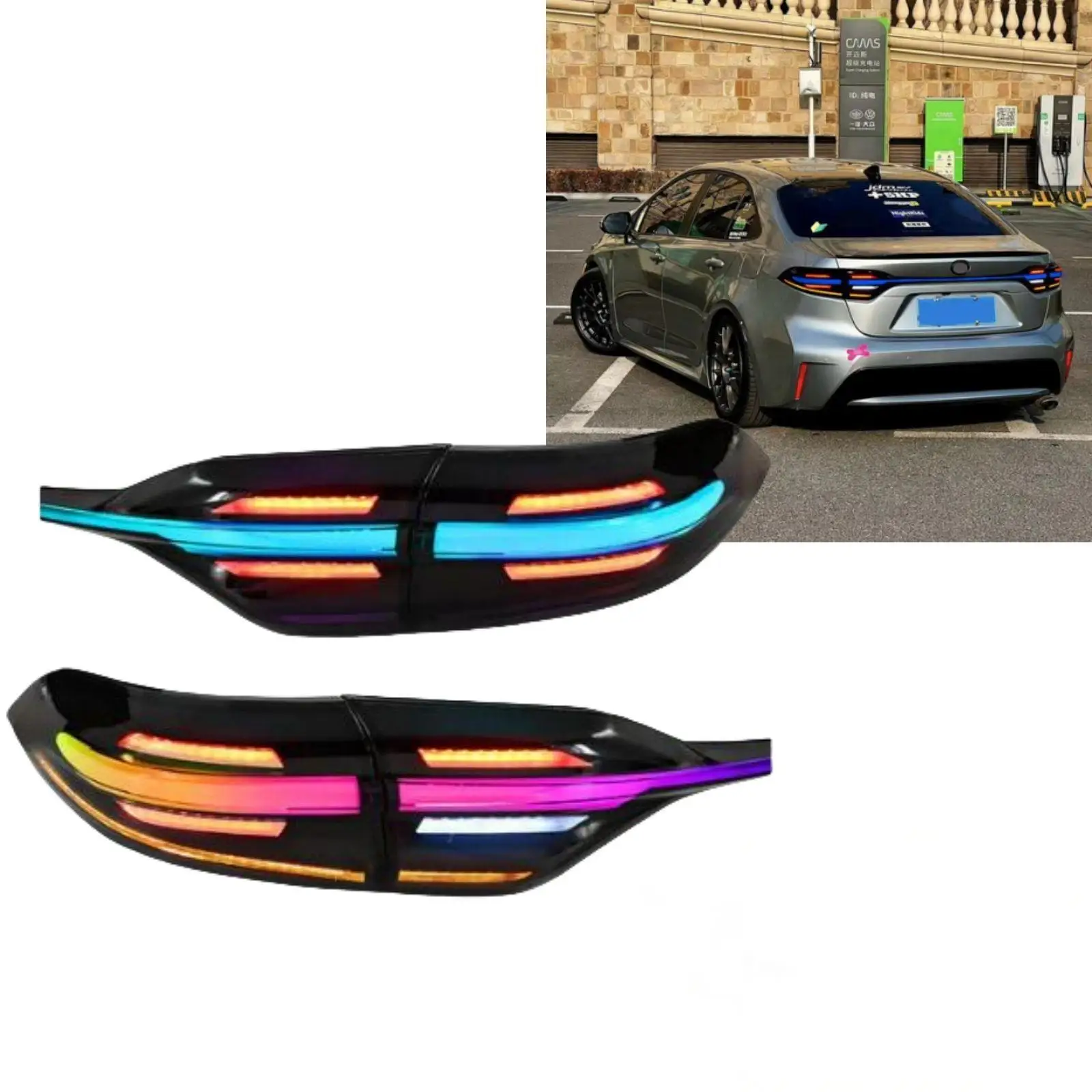 LED RGB Tail Lights for for Toyota Corolla/Levin Us 12th Gen 2020-2024 with DRL Start up Animation
LED RGB Tail Lights for for Toyota Corolla/Levin Us 12th Gen 2020-2024 with DRL Start up Animation