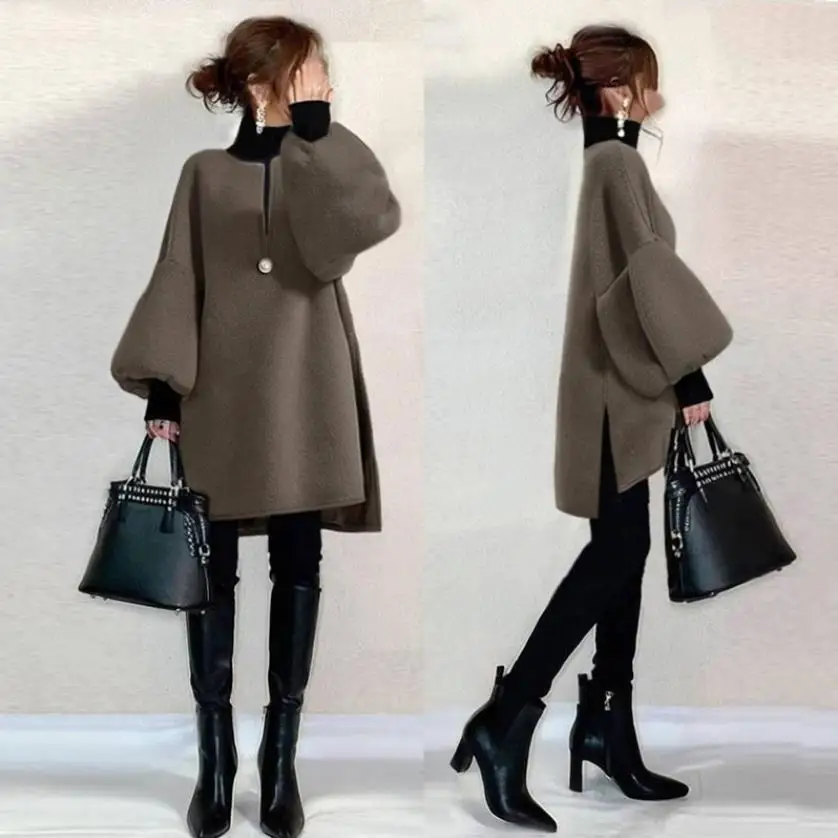 2025 Autumn/winter New Solid Color Round Neck Top (no Black Interior) Fashionable and Versatile
2025 Autumn/winter New Solid Color Round Neck Top (no Black Interior) Fashionable and Versatile