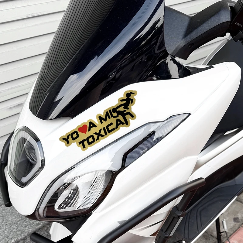 YO AMO MI TOXICA Spanish Waterproof Sticker Vinyl Decal for Moto Fuel Tank Scooter Car Bumper DIY Decor
YO AMO MI TOXICA Spanish Waterproof Sticker Vinyl Decal for Moto Fuel Tank Scooter Car Bumper DIY Decor