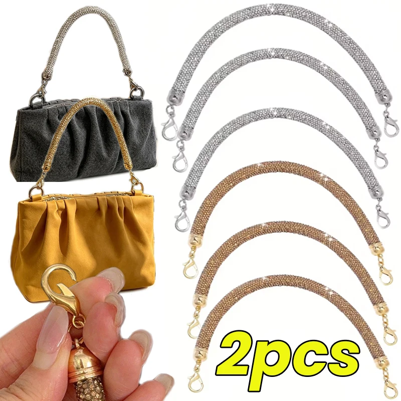 Blingbling Rhinestone Bag Chain Straps Replacement Fashion Handle Straps DIY Handbag Purse Accessory Wedding Party Women Girls
Blingbling Rhinestone Bag Chain Straps Replacement Fashion Handle Straps DIY Handbag Purse Accessory Wedding Party Women Girls