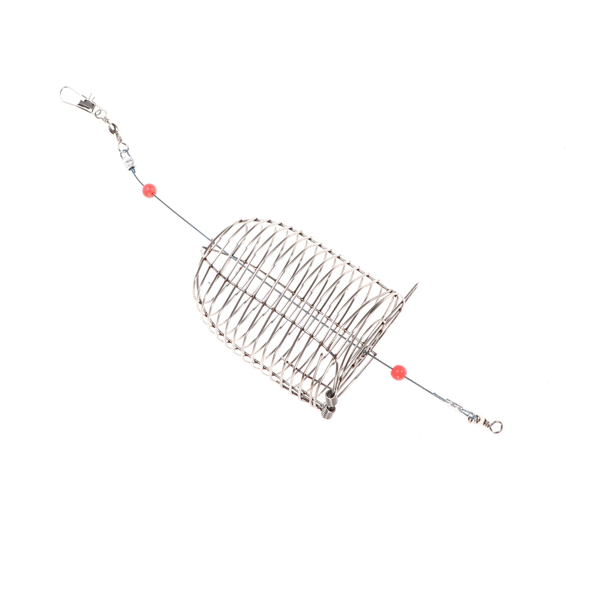 5 pcs Fish Lure Cage Stainless Steel Fishing Trap Basket Fishing Trap Basket Assorted Sizes Durable Net Structure
5 pcs Fish Lure Cage Stainless Steel Fishing Trap Basket Fishing Trap Basket Assorted Sizes Durable Net Structure