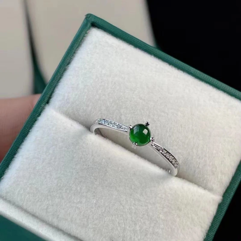 New in Silver Inlaid Natural Hotan Jade Green bead Rings for Women Classic Style Party Exquisite Jewelry Opening Adjustable
New in Silver Inlaid Natural Hotan Jade Green bead Rings for Women Classic Style Party Exquisite Jewelry Opening Adjustable