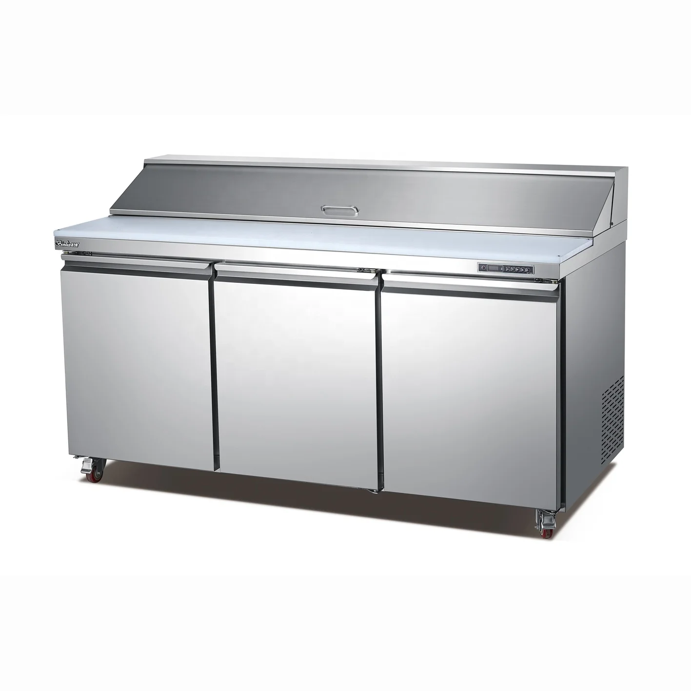 3 Door Salad bar Stainless Steel Fridge R Dessert Fruit Refrigerator Sandwich Prep Table Top
3 Door Salad bar Stainless Steel Fridge R Dessert Fruit Refrigerator Sandwich Prep Table Top