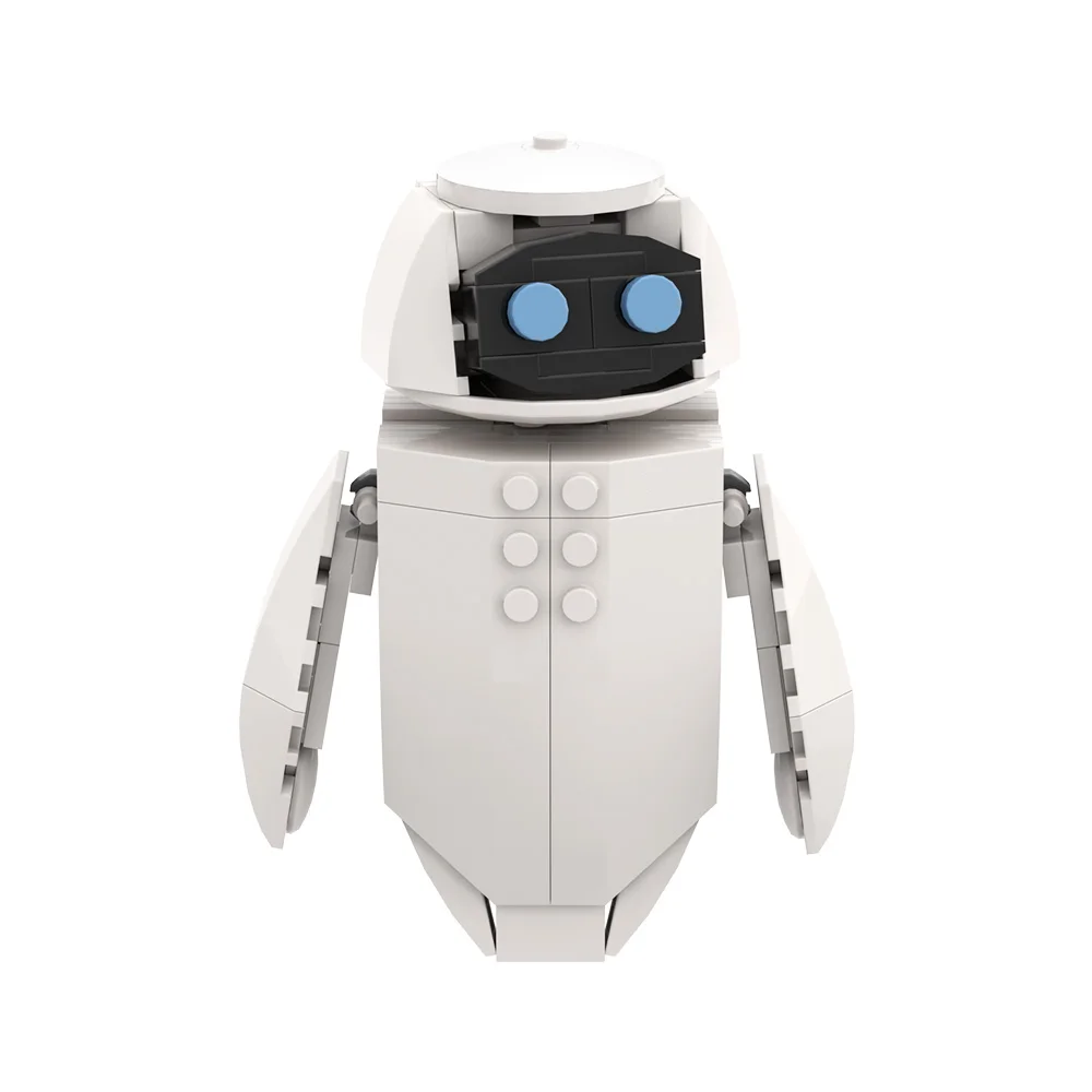 Gobricks MOC Movie Robot Eve Bricks Model White intelligent Robot Eve Brickheadz Building Blocks Assembly Toys Kids DIY Gifts
Gobricks MOC Movie Robot Eve Bricks Model White intelligent Robot Eve Brickheadz Building Blocks Assembly Toys Kids DIY Gifts