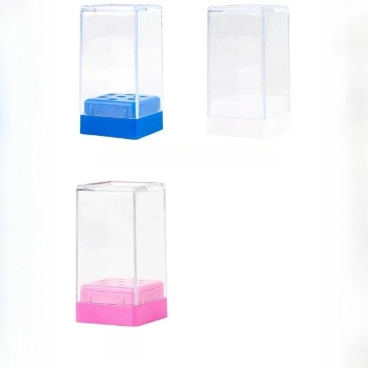 24PCS 7-Hole Drill Bits Storage Box Plastic Organizer For Manicure Tools Dustproof Nail Bit Holder Stand Display Case Durable
24PCS 7-Hole Drill Bits Storage Box Plastic Organizer For Manicure Tools Dustproof Nail Bit Holder Stand Display Case Durable