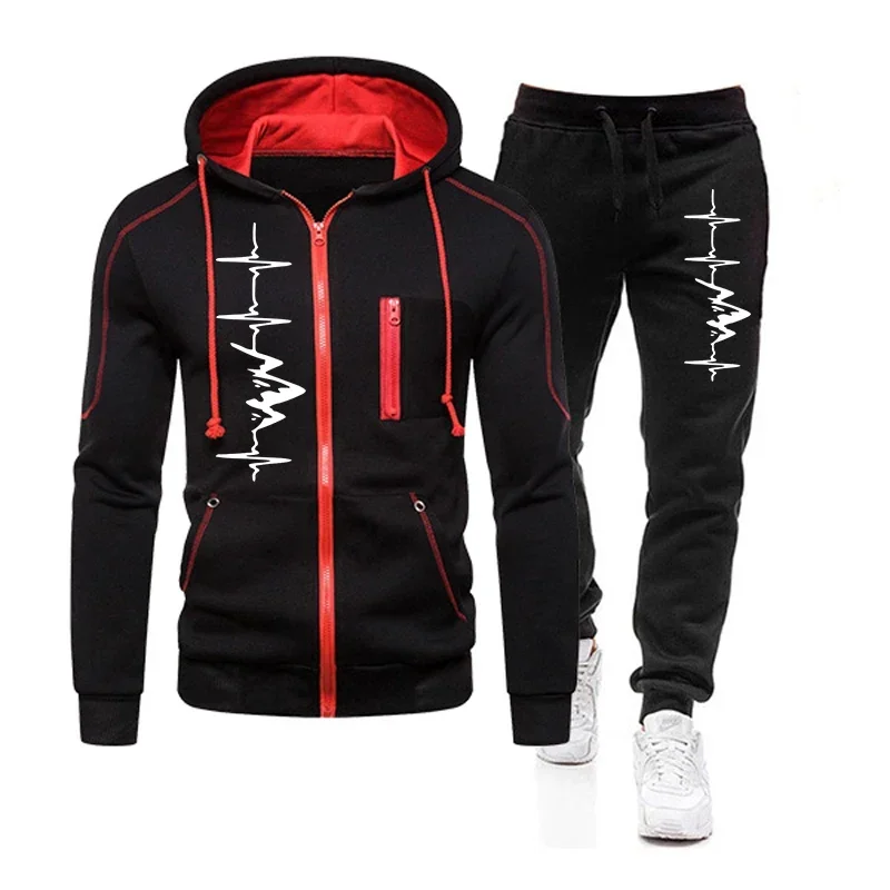 Men's Clothing High Quality Autumn Winter Outdoors Hoodie Daily Jogging Casual Sports Single Piece Zipper Jacket and Sport Pants
Men's Clothing High Quality Autumn Winter Outdoors Hoodie Daily Jogging Casual Sports Single Piece Zipper Jacket and Sport Pants