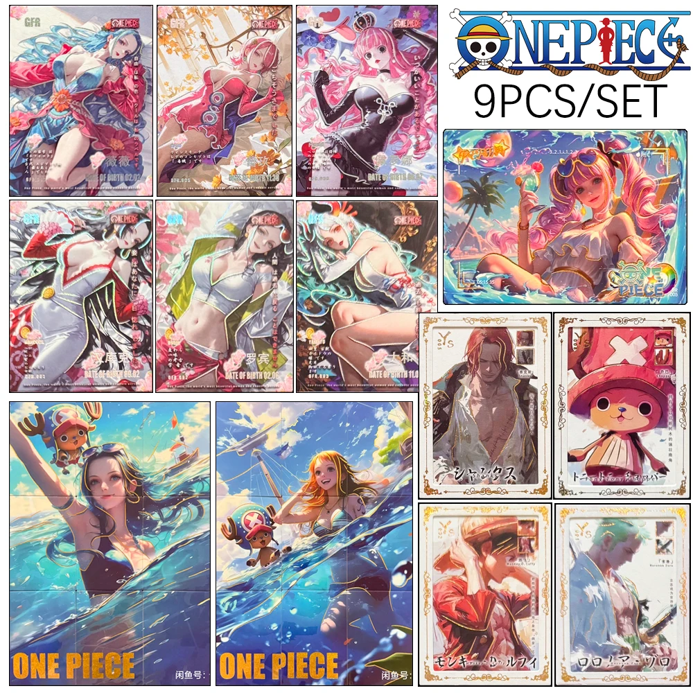 Пазл Nami Vivi Yamato Perona Hancock, 9 шт., GFR YS, текстурная фольга, штамповка, коллекционная карта, преломление, блестящие праздничные подарки
Пазл Nami Vivi Yamato Perona Hancock, 9 шт., GFR YS, текстурная фольга, штамповка, коллекционная карта, преломление, блестящие праздничные подарки