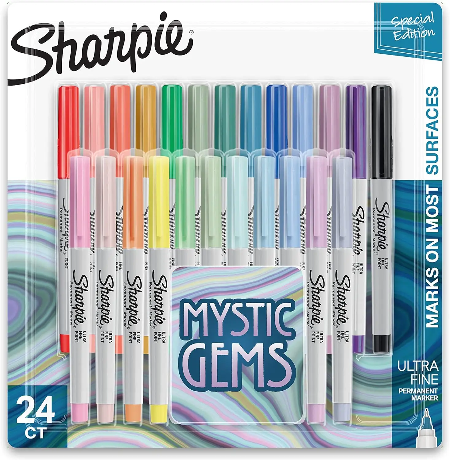 Ultra Fine Point Permanent Markers, Assorted Colors, 24 Count - Arts & Crafts, Office Supplies
Ultra Fine Point Permanent Markers, Assorted Colors, 24 Count - Arts & Crafts, Office Supplies