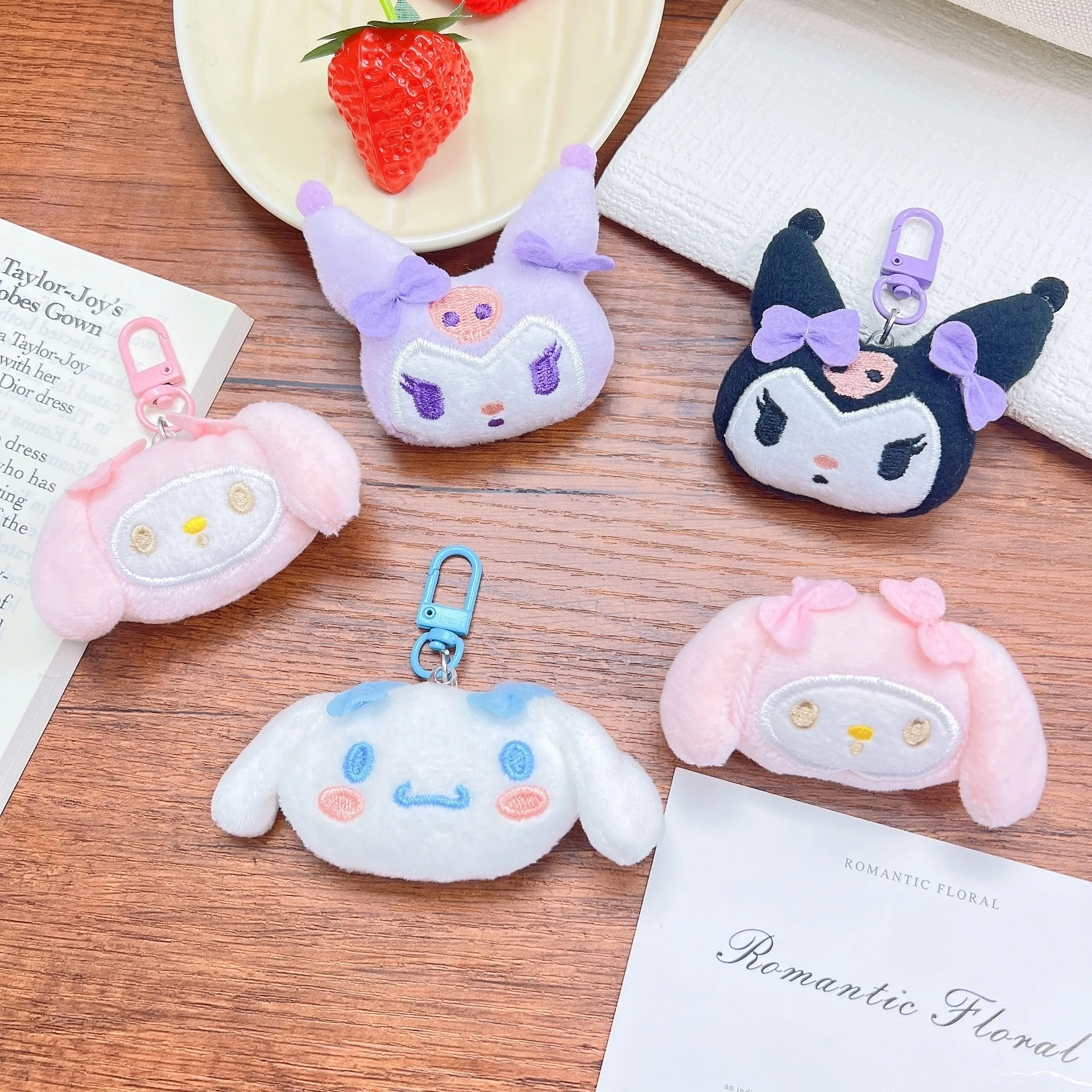 Sanrio Kuromi My Melody Cinnamoroll Plush Keychain Cute Cartoon Bag Pendant Kawaii Girls Gift
Sanrio Kuromi My Melody Cinnamoroll Plush Keychain Cute Cartoon Bag Pendant Kawaii Girls Gift