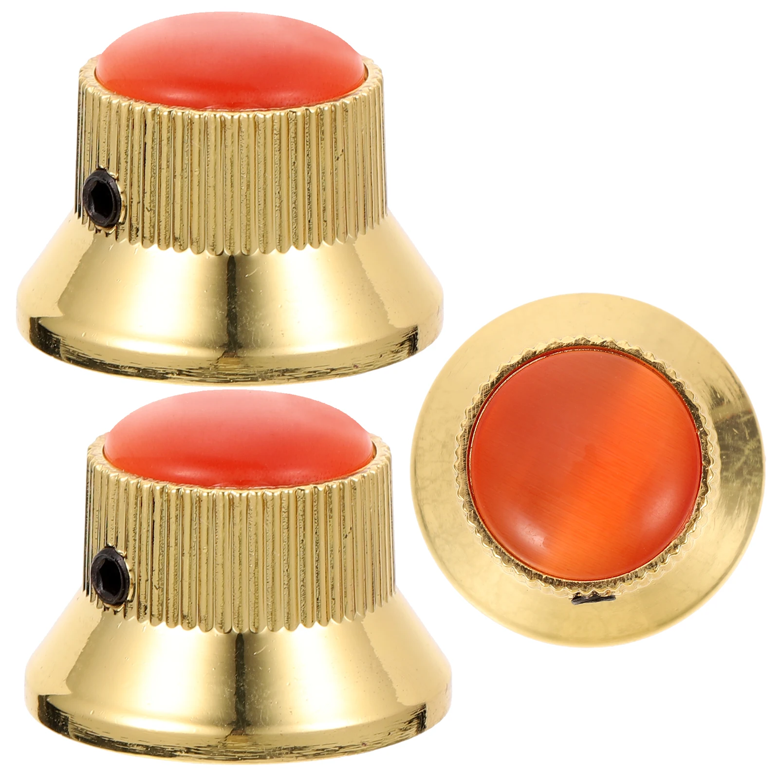 3 PCS Domed Electric Guitar Bass Volume Tone Control Knobs Metal Hat Bell Style Guitar Bass Knobs for
3 PCS Domed Electric Guitar Bass Volume Tone Control Knobs Metal Hat Bell Style Guitar Bass Knobs for