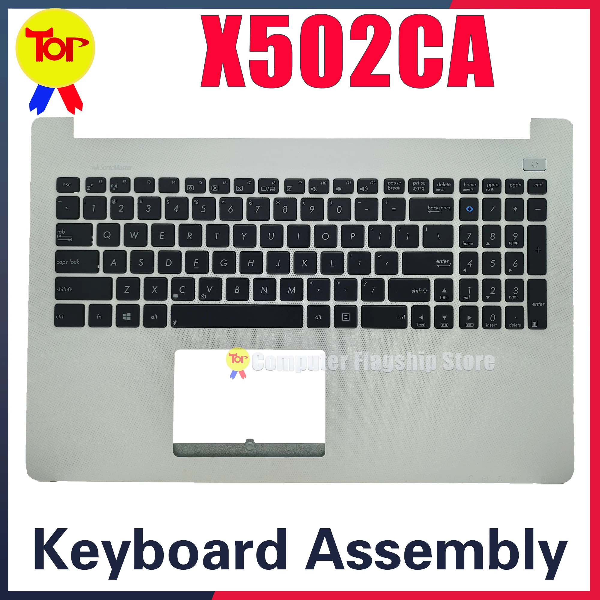 KEFU F502 For ASUS Laptop Keyboard X502 X502C X502A F502C X502CA Original Keyboard Palmrest C Shell Assembly
KEFU F502 For ASUS Laptop Keyboard X502 X502C X502A F502C X502CA Original Keyboard Palmrest C Shell Assembly