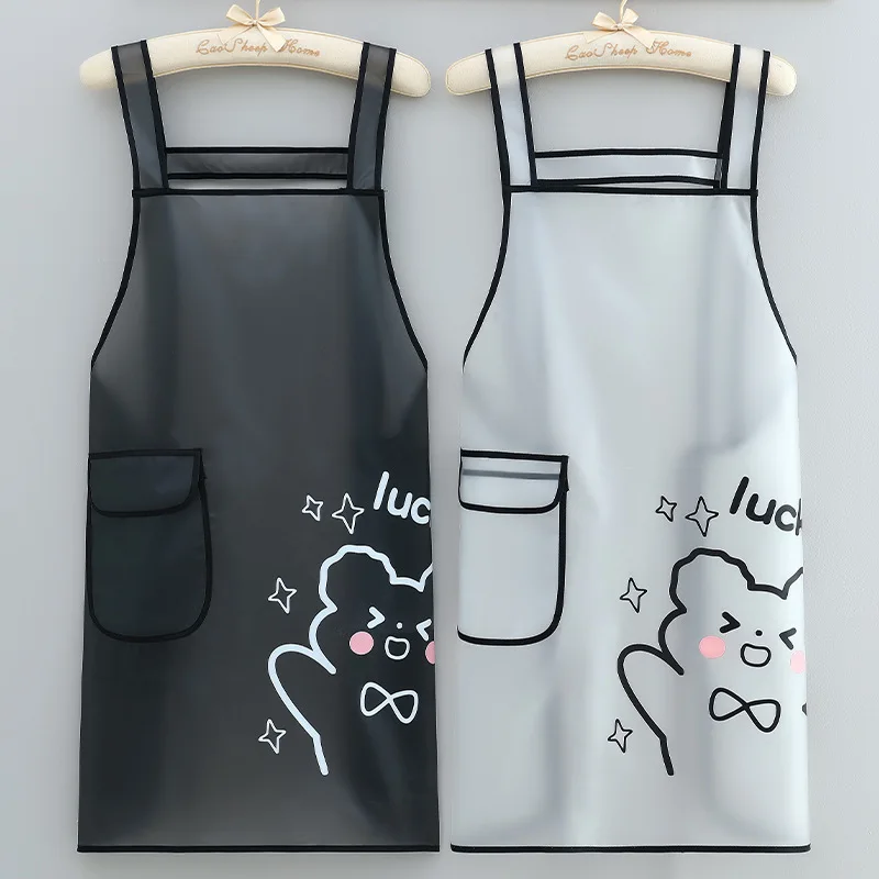 TPU Kitchen Apron Transparent Women Men Home Kitchen Waterproof Aprons Wipeable Oil Resistant BBQ Restaurant Cafe Aprons 
TPU Kitchen Apron Transparent Women Men Home Kitchen Waterproof Aprons Wipeable Oil Resistant BBQ Restaurant Cafe Aprons