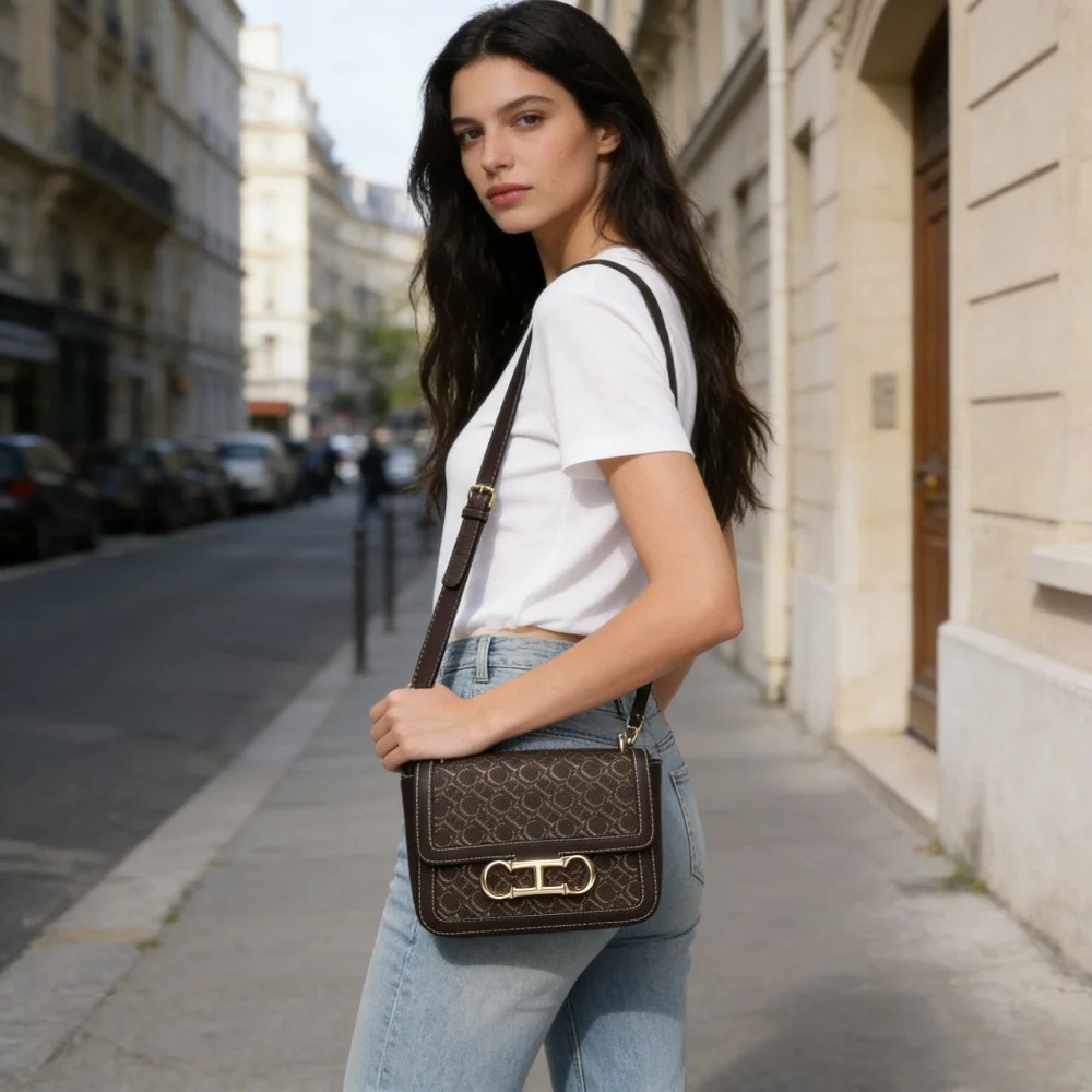 CHHC Classic Flap Small Square Crossbody Bag for Women Fashion Casual Versatile Shoulder Bag
CHHC Classic Flap Small Square Crossbody Bag for Women Fashion Casual Versatile Shoulder Bag