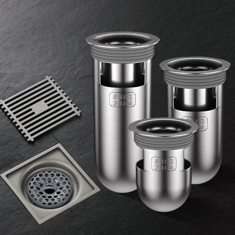 304 Stainless Steel Odor Proof Floor Drain Core Toilet U-shaped Deep Water Sealed Sewer Floor Drain Odor Proof Device
304 Stainless Steel Odor Proof Floor Drain Core Toilet U-shaped Deep Water Sealed Sewer Floor Drain Odor Proof Device