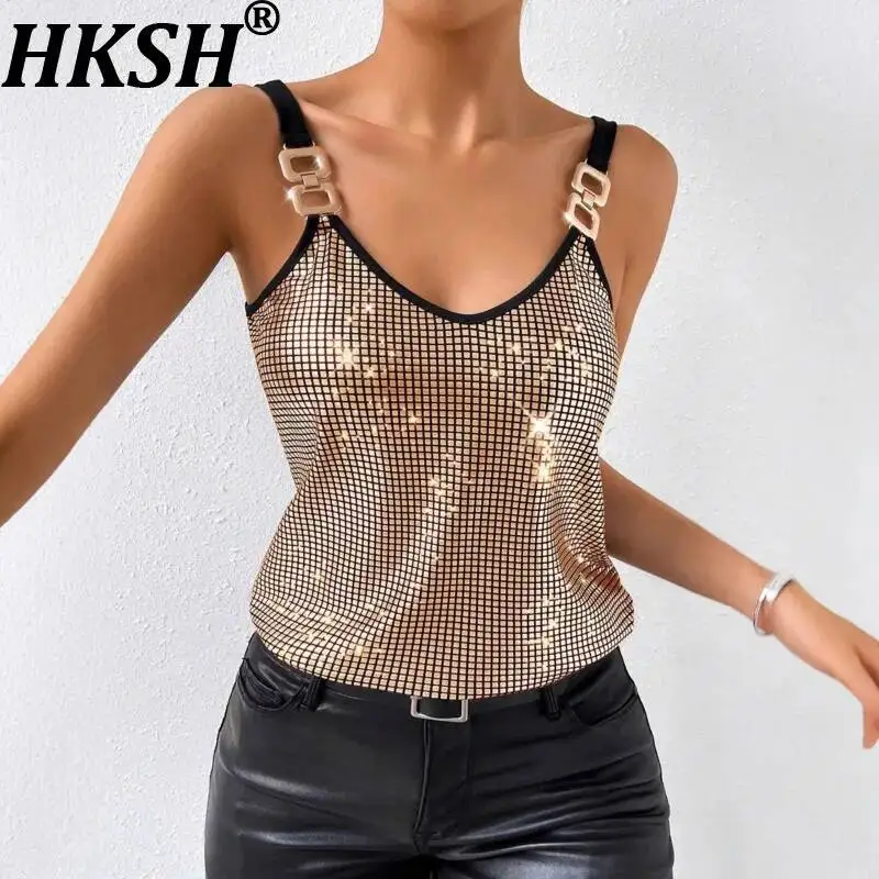HKSH Women Sexy Vest Strap Sleeveless Waist Cinching Slim Fit Versatile Chic Dance Hip Hop Tide Tank Top New Summer 2026 HK23371
HKSH Women Sexy Vest Strap Sleeveless Waist Cinching Slim Fit Versatile Chic Dance Hip Hop Tide Tank Top New Summer 2026 HK23371