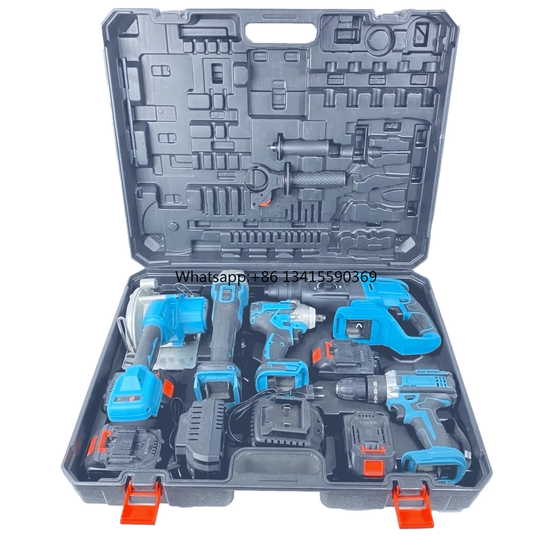 Drop Shipping Portable 4Battery 2Charger High Power 5Pcs Hammer Drill Angle Grinder Wrench Saw Power Tool Sets Cordless
Drop Shipping Portable 4Battery 2Charger High Power 5Pcs Hammer Drill Angle Grinder Wrench Saw Power Tool Sets Cordless