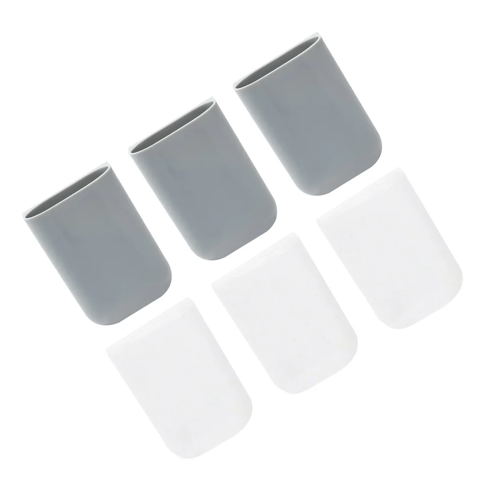 6 Pcs Pen Holder Storage Boxes Adhesive Hole free Simple Design Easy Install Bathroom Kitchen Desk Glass Wood Clean Surface
6 Pcs Pen Holder Storage Boxes Adhesive Hole free Simple Design Easy Install Bathroom Kitchen Desk Glass Wood Clean Surface