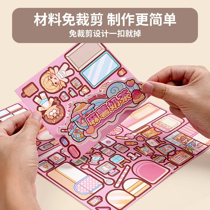 1pack Kawaii Scrapbook Sticker New Girls' No-Cut Design Scrapbooking Supplies Planner Decorative Stationery
1pack Kawaii Scrapbook Sticker New Girls' No-Cut Design Scrapbooking Supplies Planner Decorative Stationery