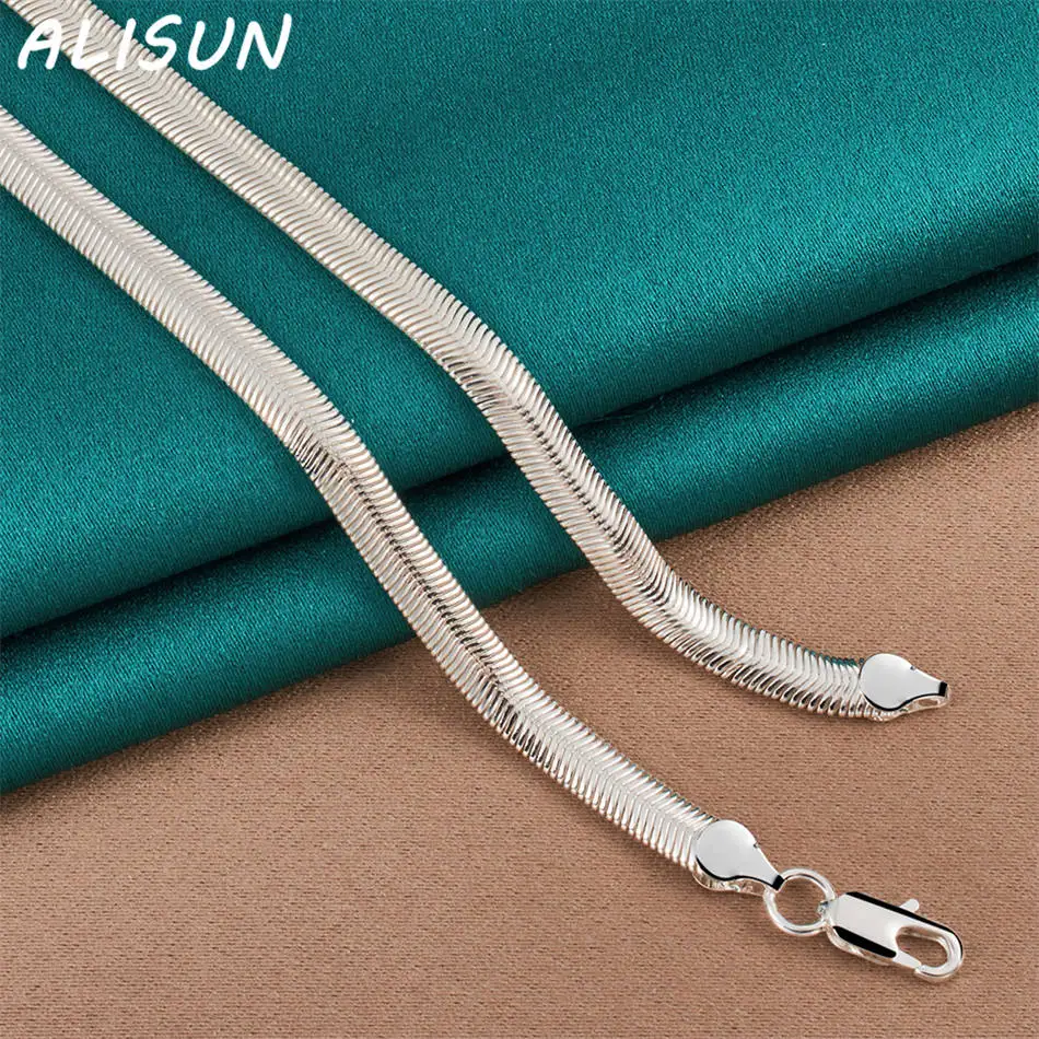ALISUN 925 Sterling Silver 40-60cm 6mm Dense Bone Chain Necklace For Women Men Creativity Gifts Street All-match Party
ALISUN 925 Sterling Silver 40-60cm 6mm Dense Bone Chain Necklace For Women Men Creativity Gifts Street All-match Party