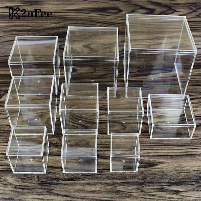 Jewelry Packaging Box Organizer With Cover Square Transparent Plastic Box Mini Candy Slime Crystal Mud Packaging Box
Jewelry Packaging Box Organizer With Cover Square Transparent Plastic Box Mini Candy Slime Crystal Mud Packaging Box