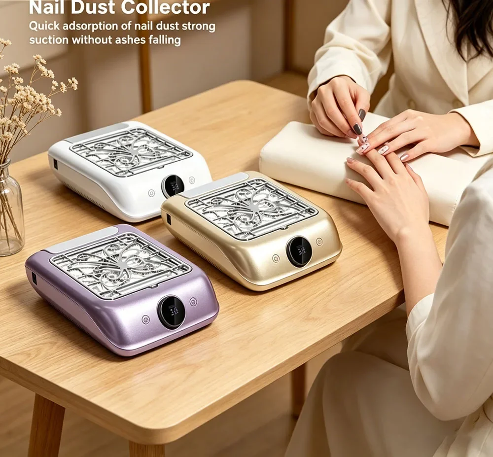 Upgraded Adjustable Speed Nail Dust Extractor Rechargeable Cordless Powerful Vacuum Collector LED Display Manicure Tools
Upgraded Adjustable Speed Nail Dust Extractor Rechargeable Cordless Powerful Vacuum Collector LED Display Manicure Tools