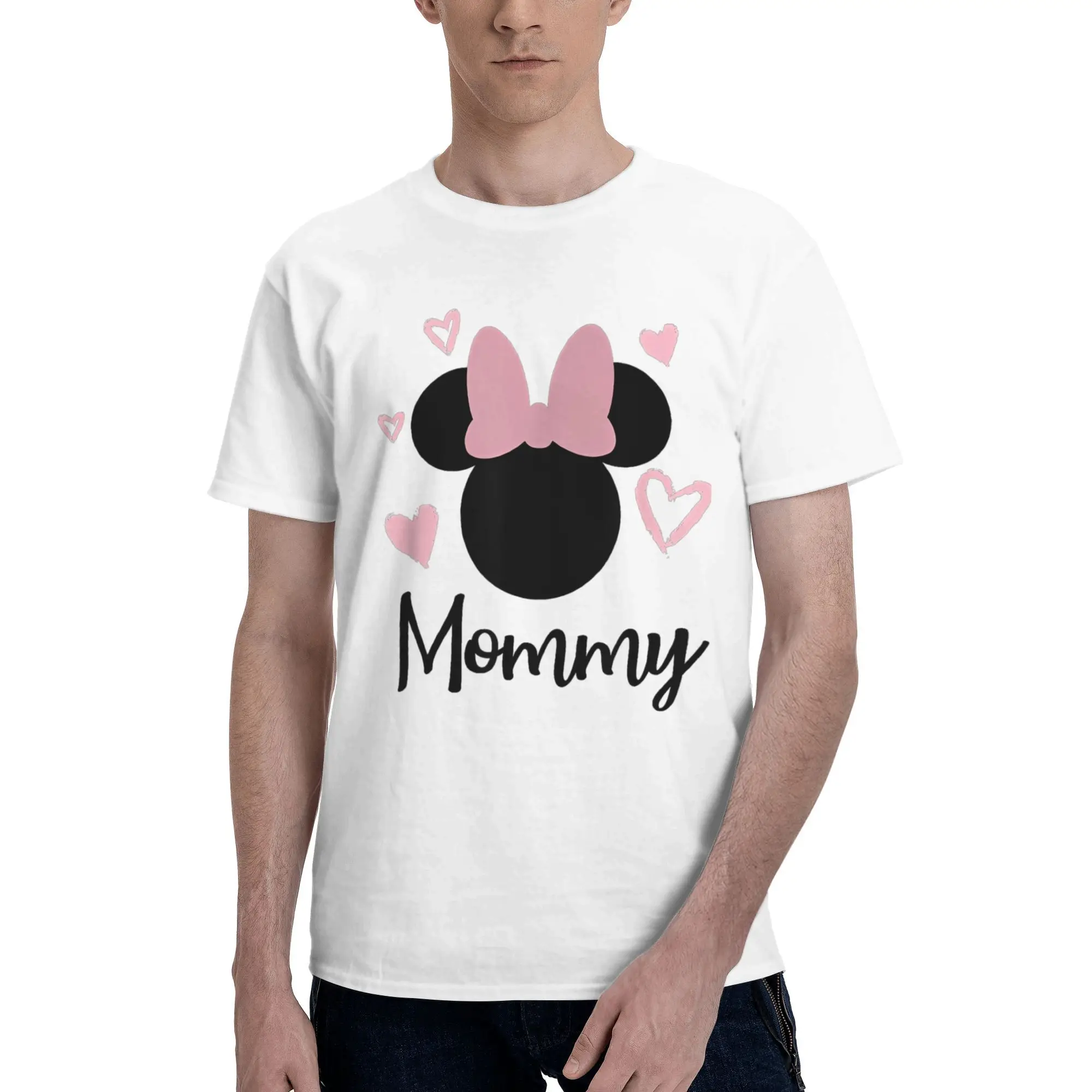 Minnie Mouse Mom Mother's Day Apparel Unisex T Shirts Cotton Tee Graphic Print Mommy Tops T-shirt
Minnie Mouse Mom Mother's Day Apparel Unisex T Shirts Cotton Tee Graphic Print Mommy Tops T-shirt