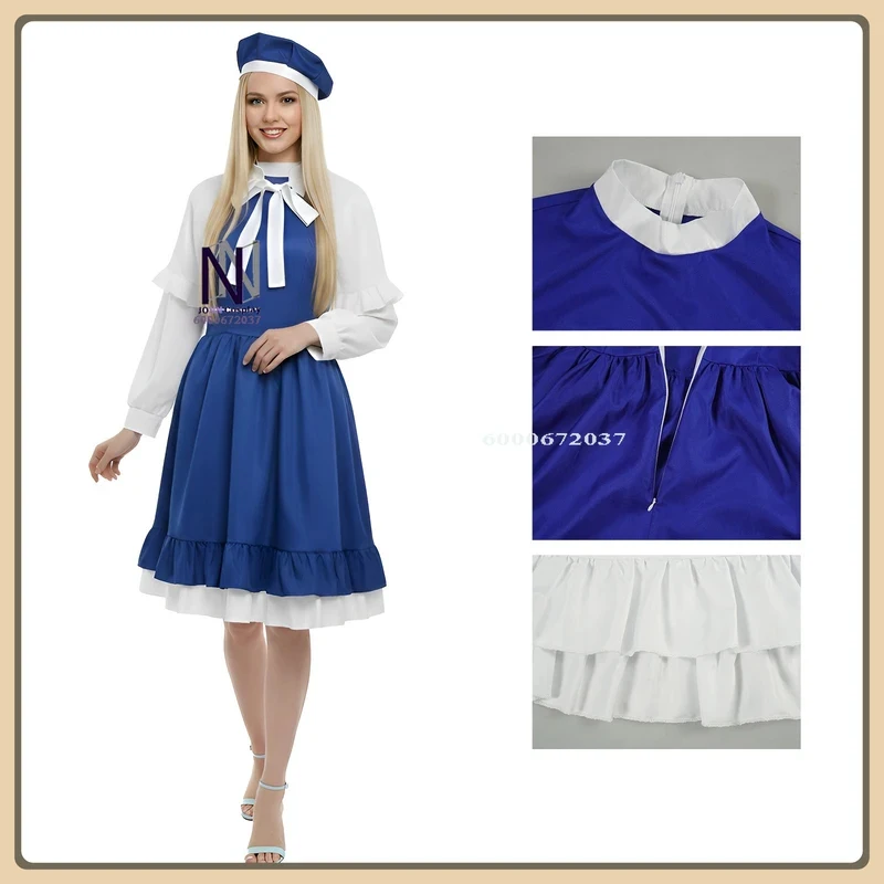 ABC123Hot Tomoyo Daidouji Cosplay Costume Cute Fashion Blue Dress Full Set Halloween Party Suit Anime Outfit (Femalx,3;b'2.
ABC123Hot Tomoyo Daidouji Cosplay Costume Cute Fashion Blue Dress Full Set Halloween Party Suit Anime Outfit (Femalx,3;b'2.